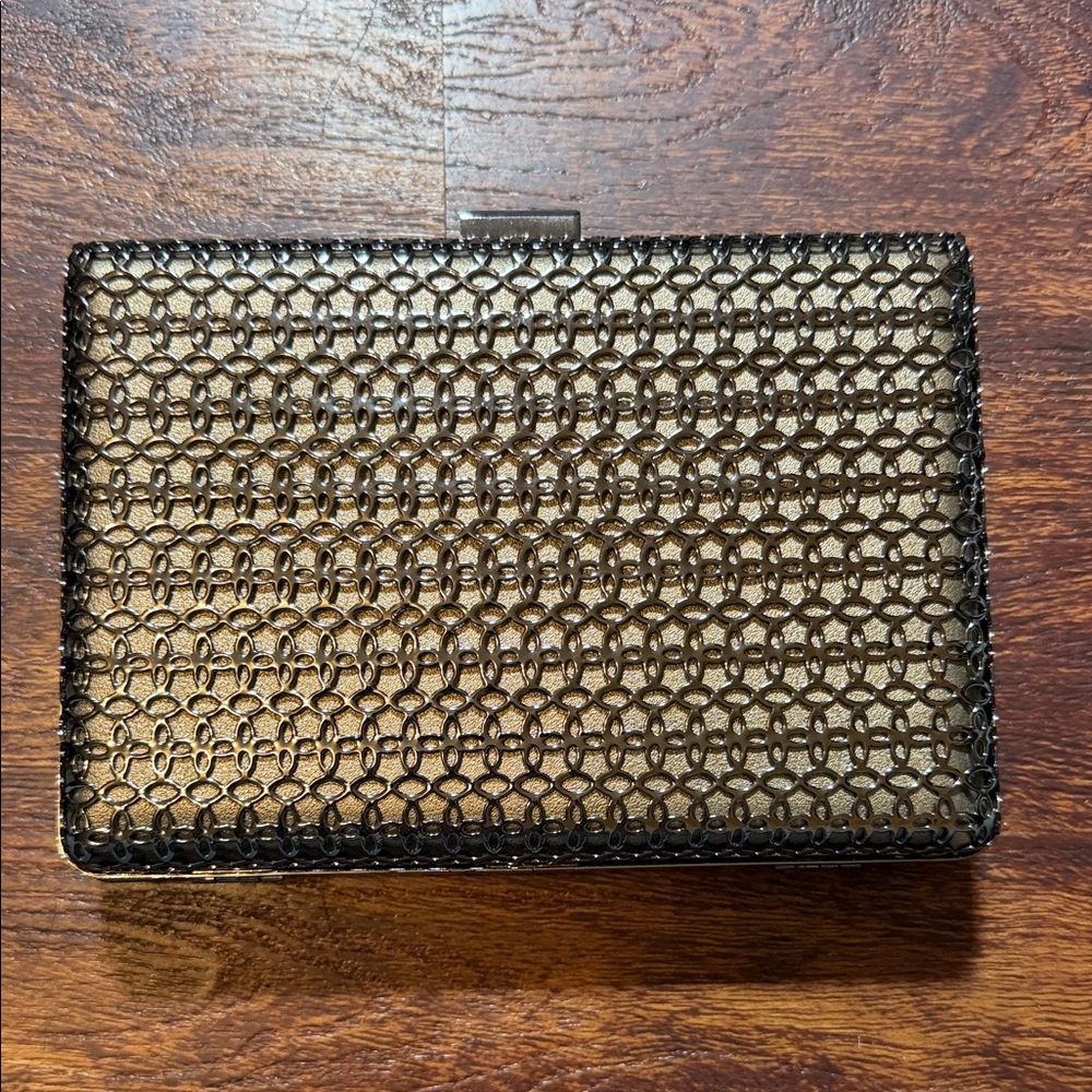 Chic Black and Silver Clutch